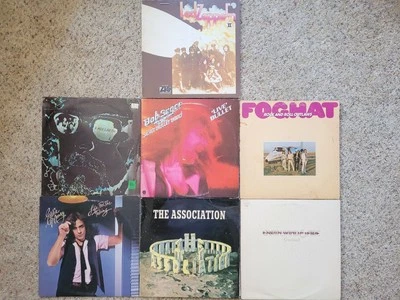 Lot Of 16 Vinyl Records Led Zepplin, Leonard Cohen, Rare Earth, Stevie Nicks - Image 1 of 2