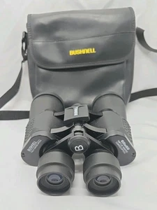 Bushnell Power View 60x60 Binoculars 168Ft. At 1000 Yds Black with Bushnell Bag - Picture 1 of 4