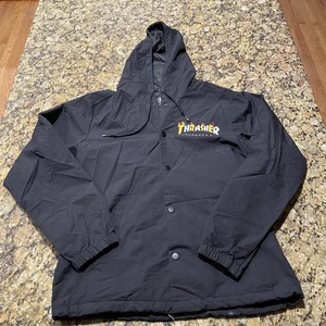 Chaqueta de lluvia de nailon para hombre Thrasher Magazine skateboard talla mediana - Imagen 1 de 8