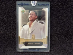 2004 Upper Deck NAXCOM LEBRON JAMES Rookie ~PROMO NON CIRCOLATO~ proprietario originale - Foto 1 di 4