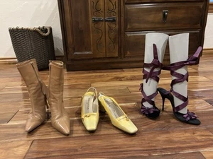 Givenchy, Manolo Blahnik, Louis Vuitton Boots & Pumps Lot US 5.5, 6 EU 36, 36.5 - Picture 1 of 24