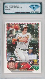 2023 Topps Holiday ADLEY RUTSCHMAN #H50 Rc 💎 DSG 10 Gem Mint - Bild 1 von 2