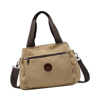 Women s Canvas Shoulder Bag Spacious And Practical Crossbody Bag Satchel Handbag - Bild 1 von 13