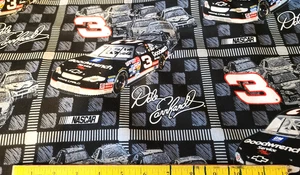 Nascar Dale Earnhardt Sr Cotton Craft Sewing Fabric by the Yard 2002 Vintage NEW - Picture 1 of 1