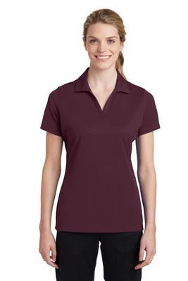 Camisa polo de golf Sport Tek para mujer 100 % poliéster Dri-Fit Performance M-LST640 Foto 1 de 3