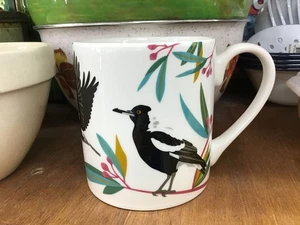 Magpie & Gum Leaves Ceramic Mug | 325 ml | Microwave Dishwasher Safe - Picture 1 of 5