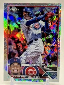 2023 Topps Chrome Logofractor Edition Christopher Morel Rookie #198 RC Cubs - Foto 1 di 2