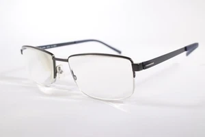 Morel Eyeglasses Lightec 30036l Mens Grey Semi-Rimless Metal Glasses Frames - Picture 1 of 4