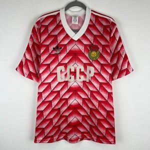 Camiseta deportiva de fútbol vintage de la Unión Soviética Adidas de la URSS 1988 talla L para hombre - Imagen 1 de 10