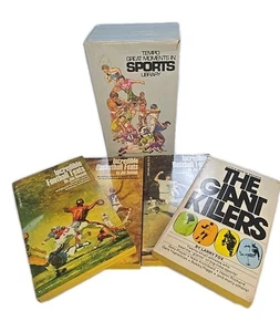 Vintage 1970s Great Moments in Sports Library 4 Book Set Softcover Collection - Bild 1 von 24