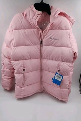 Columbia Pike Lake II Hooded Puffer Jackets Pink SIZE Youth Large -NEW (L4-C5) - Image 1 of 4