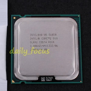 Intel Core 2 Duo Mobile E6850 SLA9U 3 GHz HH80557PJ0804MG CPU LGA 775 1333 MHz - Picture 1 of 2