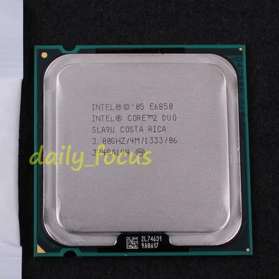 Intel Core 2 Duo Mobile E6850 SLA9U 3 GHz HH80557PJ0804MG CPU LGA 775 1333 MHz - Image 1 of 2