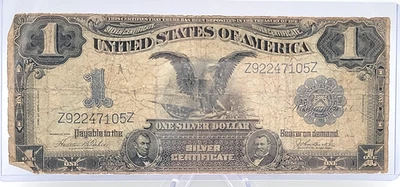 1899 $1 Silver Certificate Blue Seal Note Lot. H66 - Image 1 of 4
