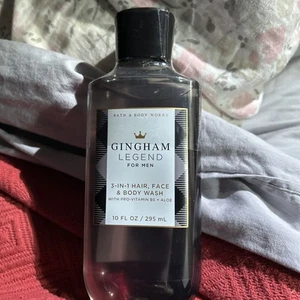 1 BATH & BODY WORKS GINGHAM LEGEND FOR MEN 3 IN 1 HAIR FACE WASH SHOWER GEL 10OZ - Picture 1 of 24