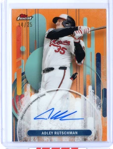 2025 Topps Finest Adley Rutschman Autograph Orange - 14/25 - Picture 1 of 2