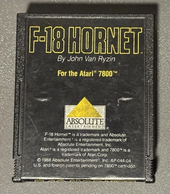 F-18 Hornet (Atari 7800) TESTED - Image 1 of 2
