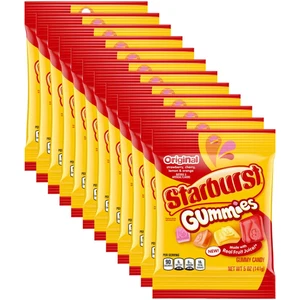 STARBURST Gummies Original Gummy Candy, 5 Oz Bag (Pack of 12) - Picture 1 of 8