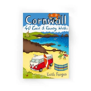 Cornwall - 40 Coast & Country Walks by Keith Fergus - Foto 1 di 1