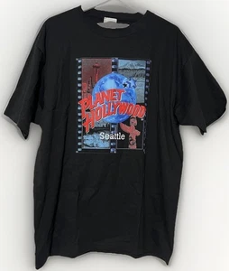 Camiseta Vintage Planet Hollywood Seattle 1991 Talla XLarge Hecha en EE. UU. - Imagen 1 de 4