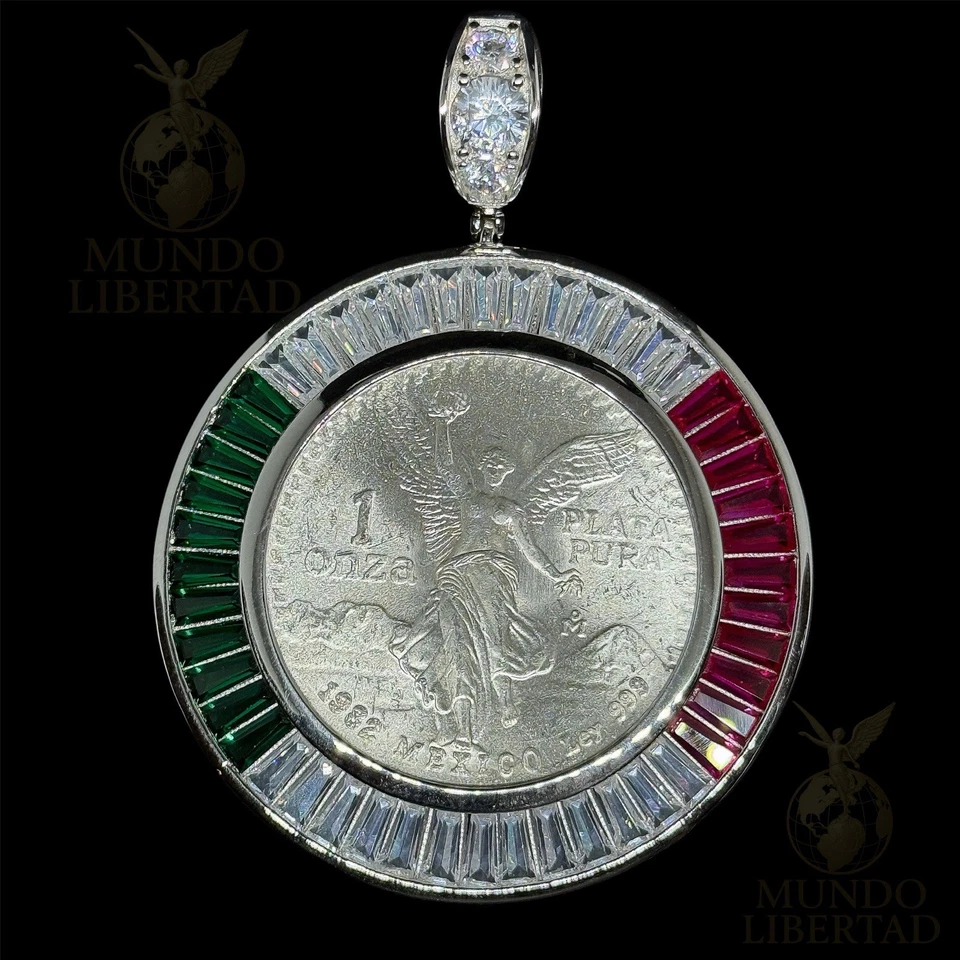 925 Sterling Silver Bezel + 1 Oz Libertad 1982-1995. - Image 1 of 1