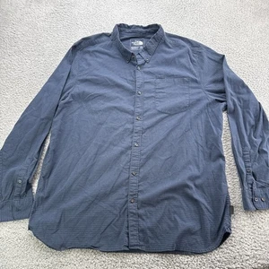The North Face Hemd Herren XXL 2XL Blau Langarm Knopfleiste Baumwolle Freizeit - Bild 1 von 10