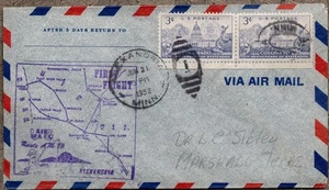Alexandria Minnesota First Flight Route AM-86 Air Mail Cover 1952 - Picture 1 of 2