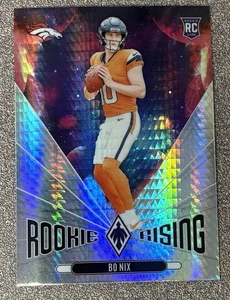 Panini Phoenix 2024 - Rookie Rising Bo Nix #RR-BNX Hyper (RC) - Imagen 1 de 2
