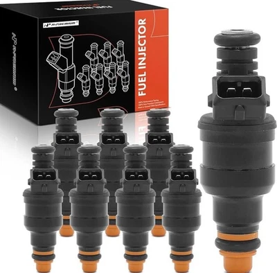 A-Premium Fuel Injectors Set of 8 Compatible with Dodge Ram 1500 94-95, Ram 2500 Foto 1 de 4