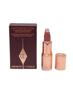 Charlotte Tilbury Matte Revolution PILLOW TALK Matte Lipstick TRAVEL SIZE .03 oz - Picture 1 of 3