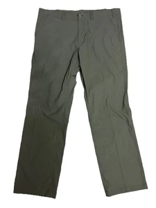 Eddie Bauer Pants Mens 40x32 Green Chino Khaki Nylon - NWOT - Picture 1 of 7