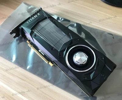 NVIDIA GeForce GTX Titan X Pascal 12GB GDDR5X Graphics Card 3584Cores  GP102 - Image 1 of 4
