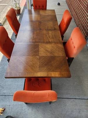 Vintage lane staccato Brutalist dining set - Image 1 of 4
