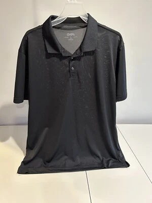 Мужская черная рубашка с коротким рукавом и воротником Cintas - Изображение 1 из 3