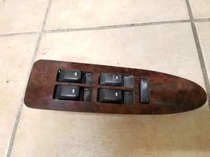 2000 2001 2002 LINCOLN LS LEFT MASTER WINDOW SWITCH WOODGRAIN TRIM - Picture 1 of 2