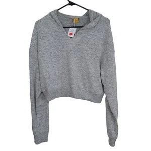 Daisy Hoodie Hooded Sweatshirt Long Sleeve Pullover Tops Plus Size 2X V-Neck - Picture 1 of 11