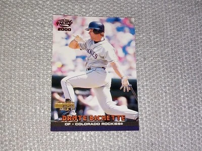 2000 Pacific Copper #141 Dante Bichette #D / 99 - Image 1 of 2