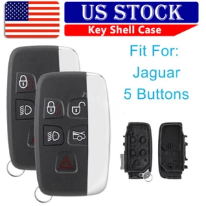 2 Replacement for JAGUAR F TYPE 2014-2020 Remote Key Fob Case Shell 5B KOBJTF10A - Foto 1 di 9