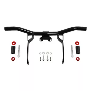 Black & Red Highway Engine Guard Crash Bar Fit For Harley Street Gilde 2014-2023 - Picture 1 of 19