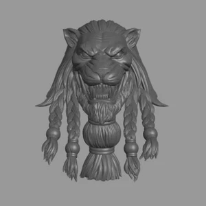 Battle Beast Invincible Thokk Image Comics Custom Kopf für Actionfiguren - Bild 1 von 1