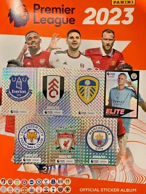 PANINI PREMIER LEAGUE 2023 STICKER - #226 - #433 EVERTON - MAN CITY 2022/23