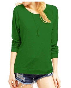 NEW Haola Women's Long Sleeve Tops Round Neck Casual Size Large - Picture 1 of 3
