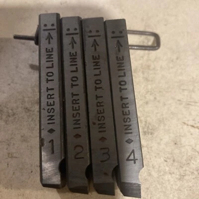 RIDGID 48630 500B  9/16-12 BOLT DIES - Image 1 of 4