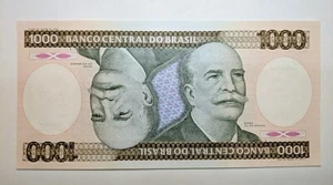 1978, 1000 Cruzeiros Brazil Series 0708 UNC/or High Grade High Value Banknote-2 - Picture 1 of 22