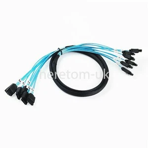 0.5/1M SATA 3.0 6Gbps SAS Cable 6XSATA 7Pin to 6XSATA 7Pin Data Cable For Server - Picture 1 of 19