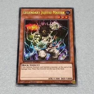 Tarjeta rara secreta Yugioh Legendary Jujitsu Master SGX3 1ª edición casi nueva - Imagen 1 de 1