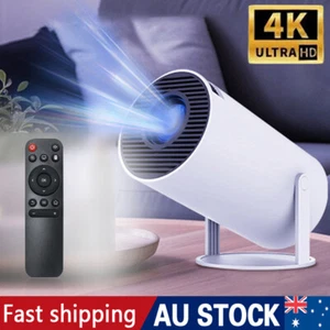 Mini Portable LED Projector For Android 11 5G Wifi Bluetooth Home-Theater HDMI - Picture 1 of 10