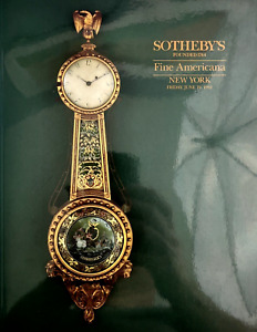 Sotheby's - Fine Americana Folk Silver Furniture June 19, 1992 Auction Catalog