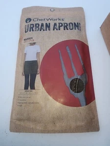 Restaurant Apron Warren Half Bistro Apron 19"L x 31 1/2"W Olive - Picture 1 of 5