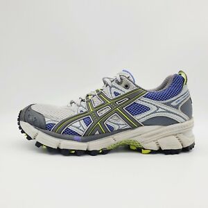 Asics Gel-Kahana Trail Running Shoes, Women's 7, Grey/Blue, T1E6N